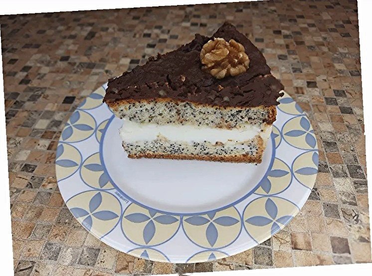 Маковый торт с пломбирным кремом и грецким орехом | ТОРТЫ рецепты ...