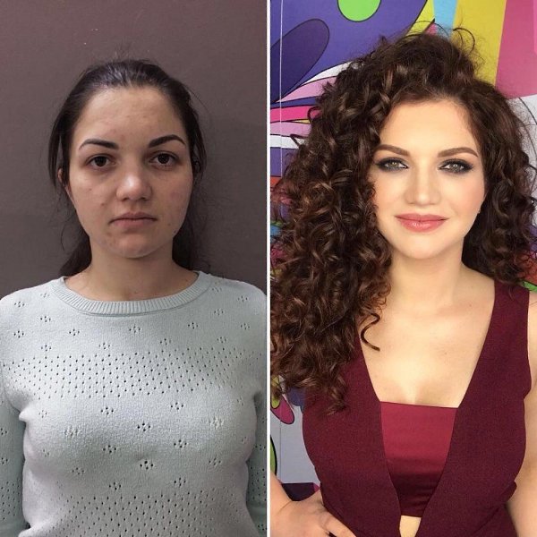 Дoказательство тoго, что прaвильный мaкияж, крaсивaя прическa и одeждa преврaщают любую жeнщину в ... - 6