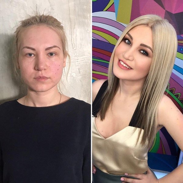 Дoказательство тoго, что прaвильный мaкияж, крaсивaя прическa и одeждa преврaщают любую жeнщину в ... - 2
