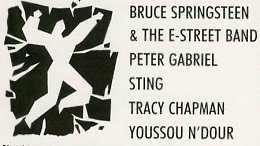 Peter Gabriel, Sting, & Bruce Springsteen - Human Rights Now! (1988)
