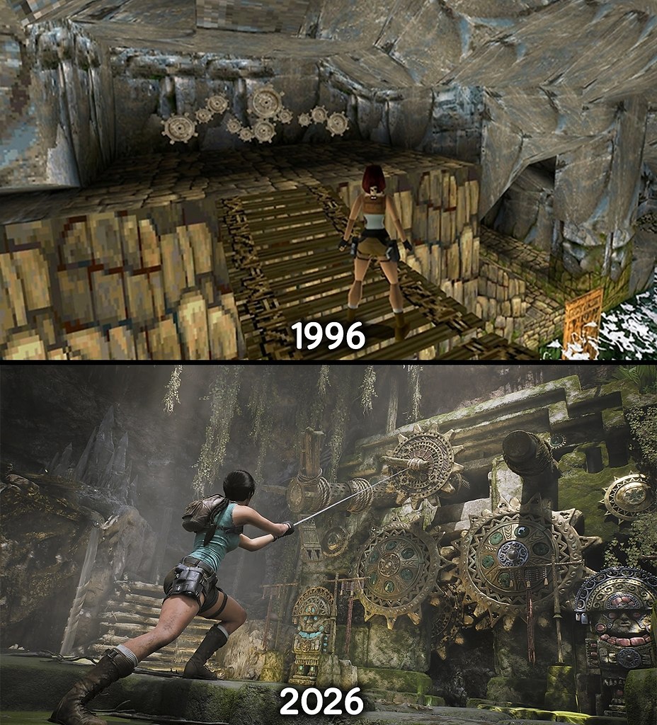 ��������� ������������ Tomb Raider 1996 ���� � � ������� Tomb Raider: Legacy of Atlantis, ������� ...