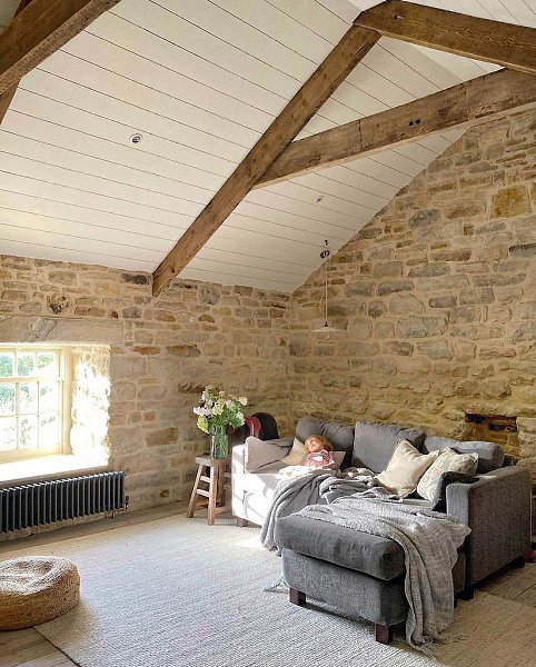 Хозяева превратили старый и непригодный для жизни коттедж, построенный 500 лет назад, в уютный дом ... - 3