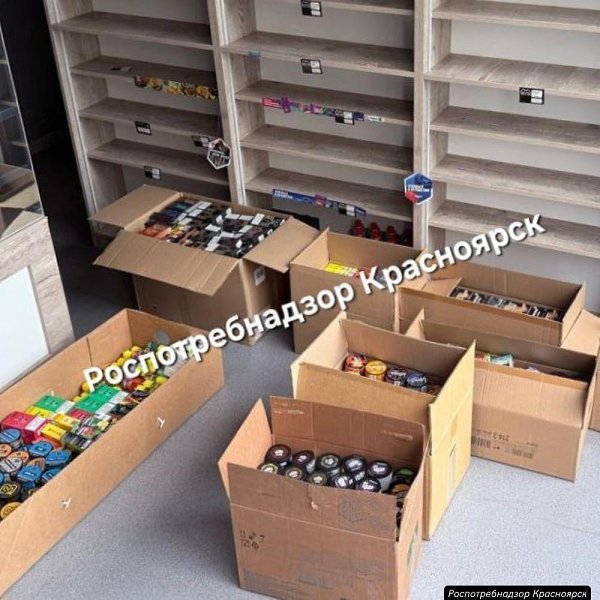 В Красноярске арестовали никотиновые товары почти на миллион рублей. Рейд прошёл в одном из ...
