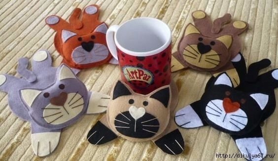 Шьём подcтавки для чашек. Простые шаблоны для вас. - 4