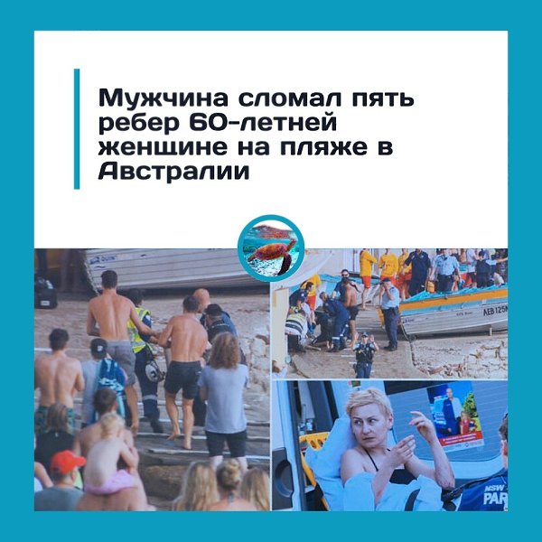 Австралиец изб*л женщину на пляже за замечание о собаке.8 апреля на пляже Перегиан (Австралия) ...