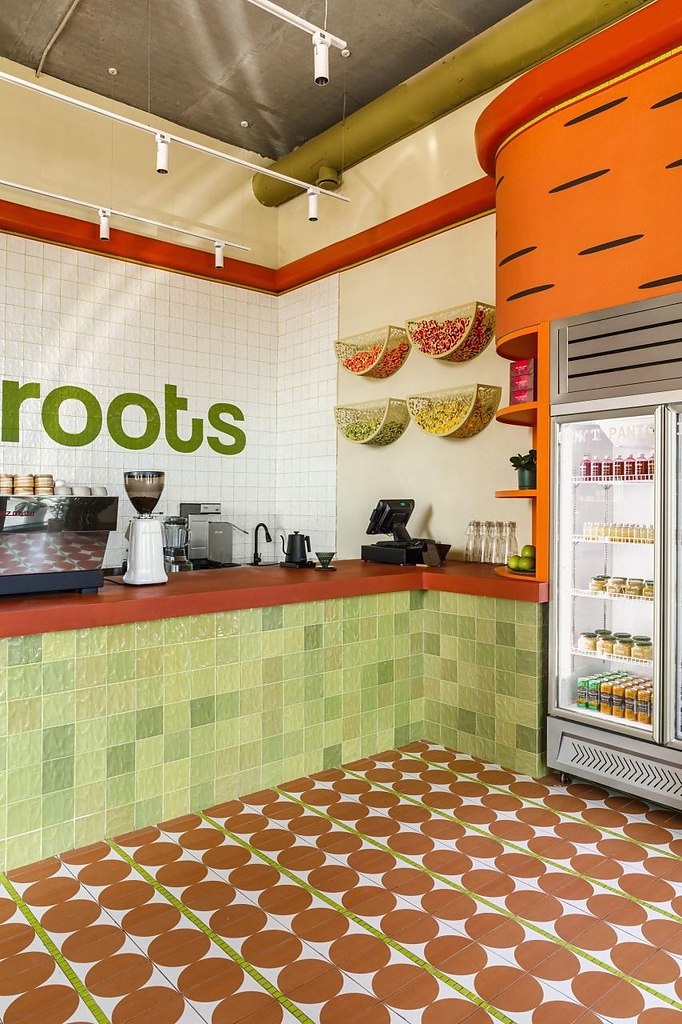 Кафе Roots в Астане от студии AiDesign стало настоящим манифестом здорового и радостного образа ... - 8