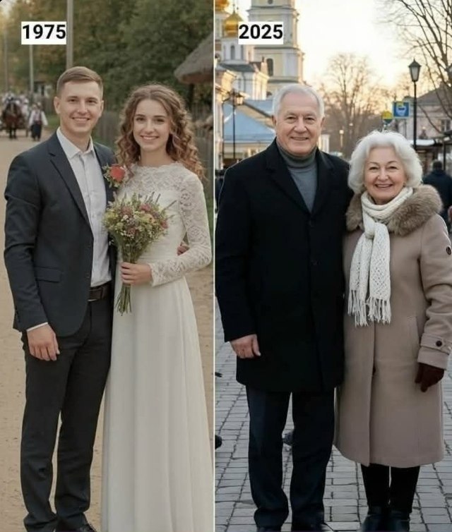 50 лет брака. Ей 80, ему 77. Когда что-то настоящее, оно длится вечно!