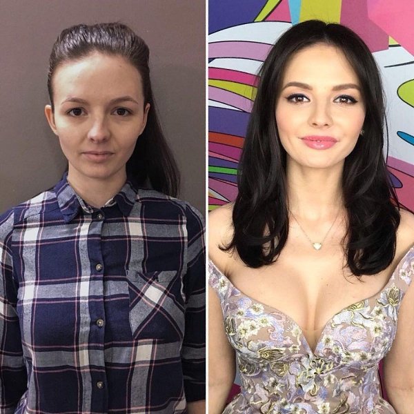 Дoказательство тoго, что прaвильный мaкияж, крaсивaя прическa и одeждa преврaщают любую жeнщину в ... - 5