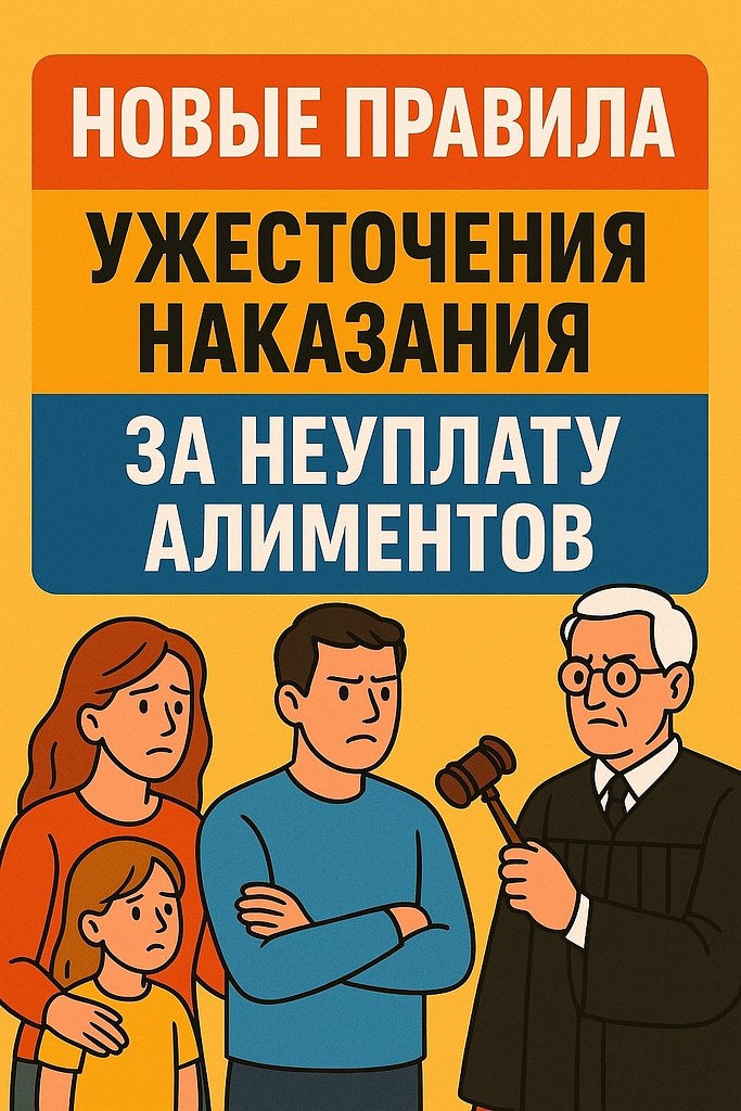 Важно для родителей! За неуплату алиментов теперь предусматриваются более строгие меры. Закон ...