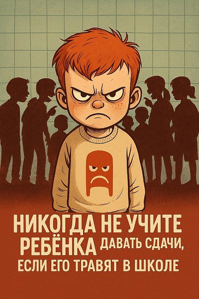 Если вашего ребёнка ударят в школе или во дворе, что он сделает? Заплачет? Убежит? Ударит в ответ? ...