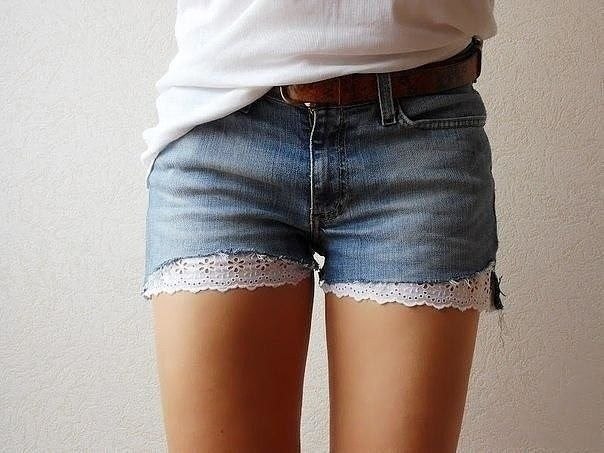 Шорты из старых джинсов. Идеи для переделки
