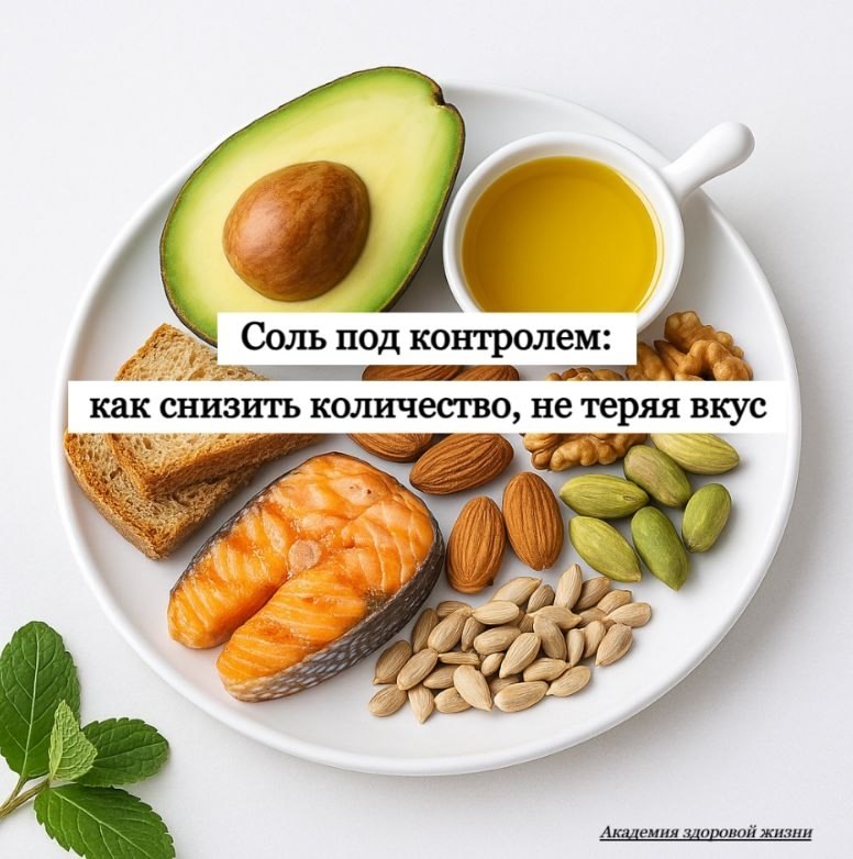 Соль — не зло, но и не повод пересаливать всё подряд. Её избыток задерживает воду, повышает давление ...