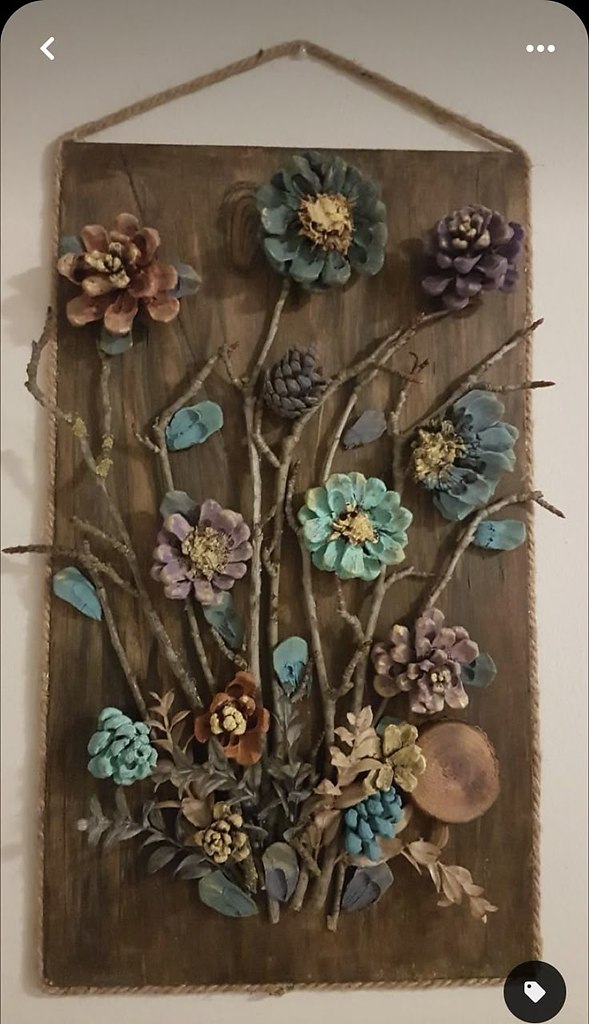 Пано из шишек - 5