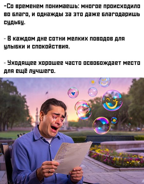 Иногда нужно просто выдохнуть и подождать — жизнь умеет удивлять апгрейдами. - 3