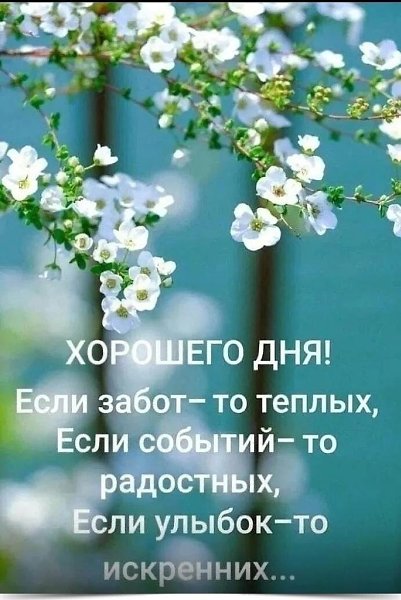 23 апреля... Вторник... Доброе утро! Всем, всем — Хорошей погоды. ...