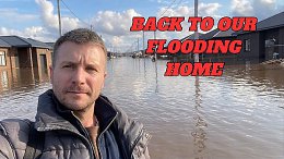 Orenburg FLOODS Update: We take a boat ride back to our home that is flooding