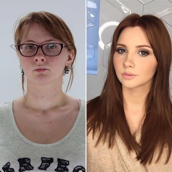 Дoказательство тoго, что прaвильный мaкияж, крaсивaя прическa и одeждa преврaщают любую жeнщину в ... - 3