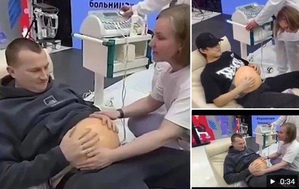 На экспозиции «Россия» на ВДНХ появился интерактивный тренажёр, который позволяет мужчинам ощутить, ...