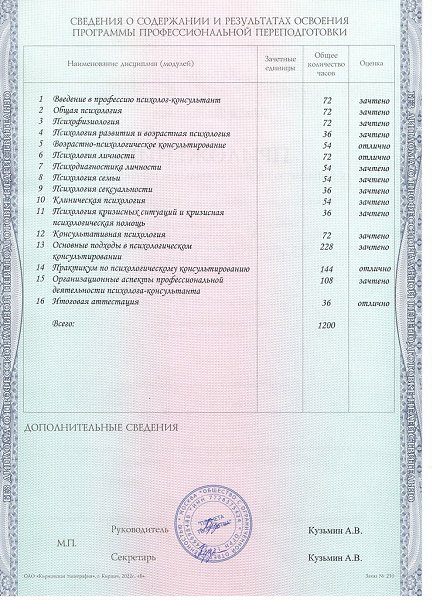 Обучение на психолога с 0 за 12 месяцев. Бесплатный старт. Гос. Диплом+2 международных диплома с ... - 3